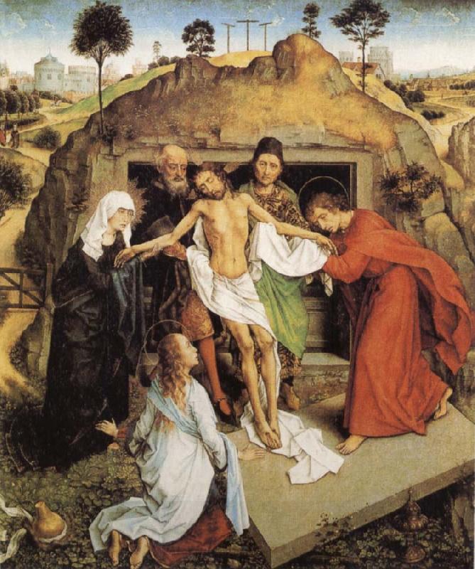 Roger Van Der Weyden Entombment oil painting picture